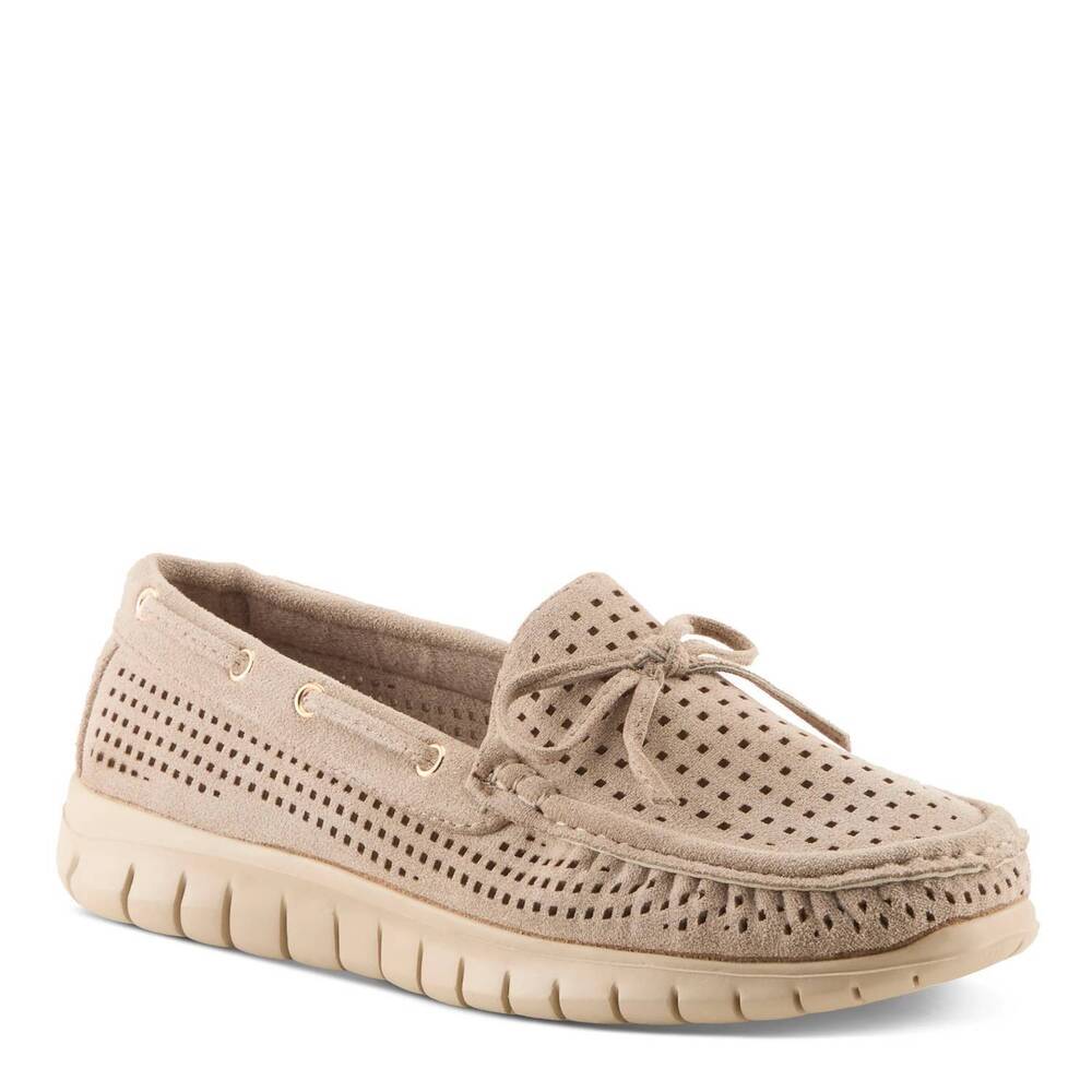 NEW PATRIZIA women's aboard lightweight loafer shoe in beige